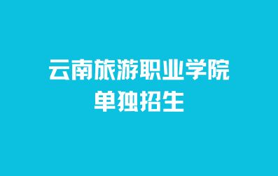 2024年云南旅游职业学院单独招生备考攻略